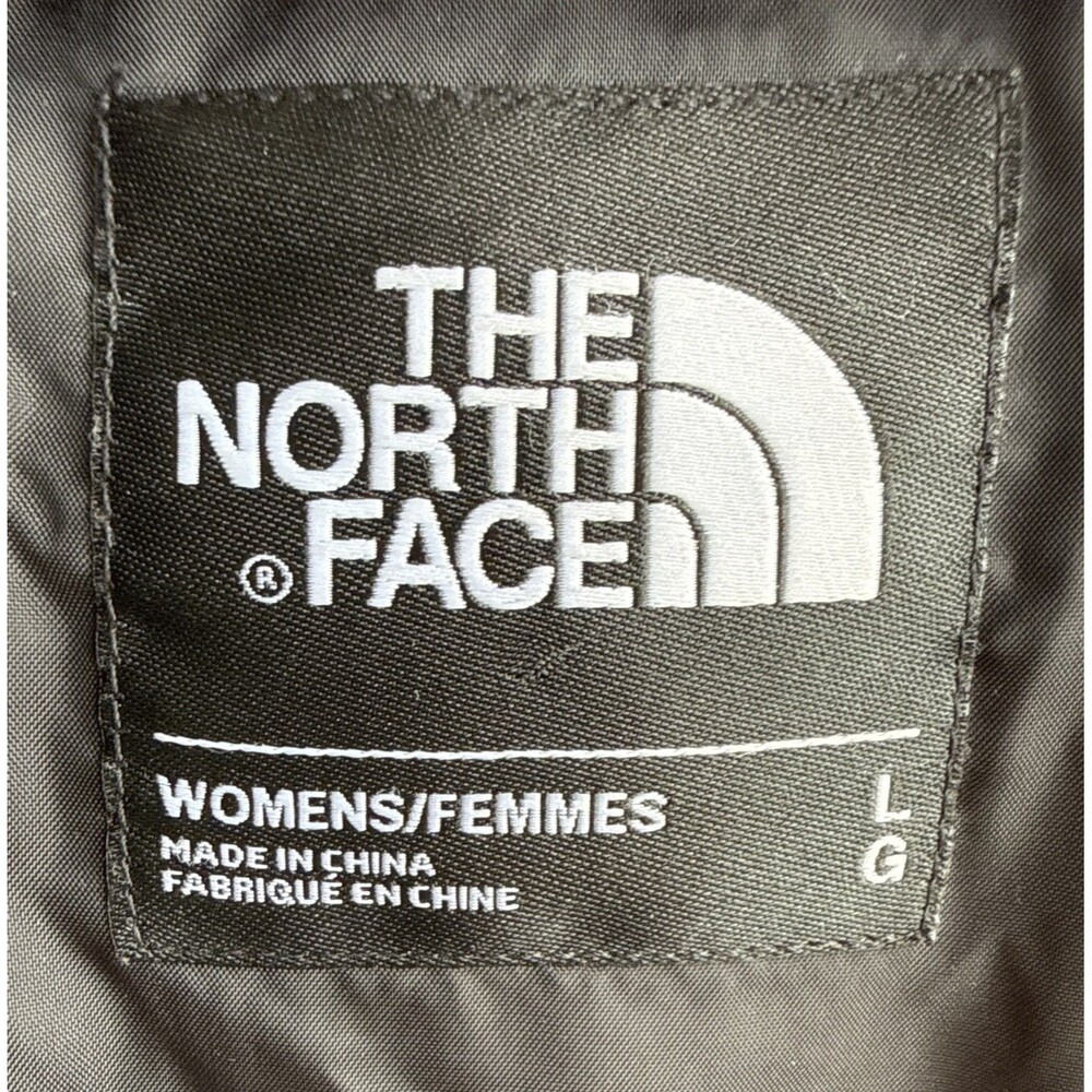 The North Face Gotham Parka II Womens Large 550 Down Jacket Black Hooded $289 - Picture 8 of 11